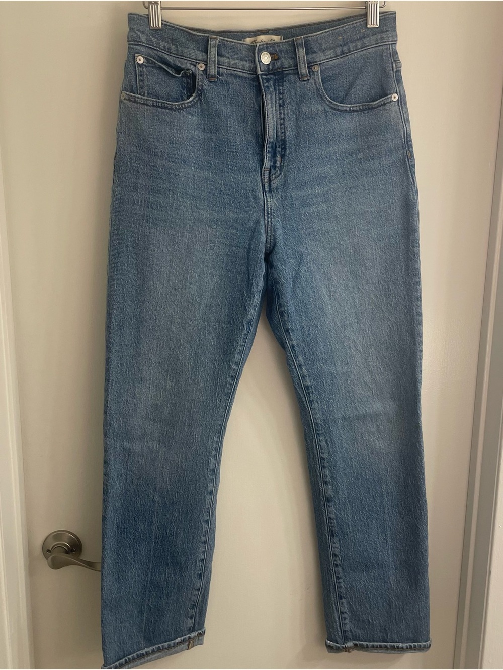Madewell 90s Straight-Leg Women's Jeans in Medium Blue Wash